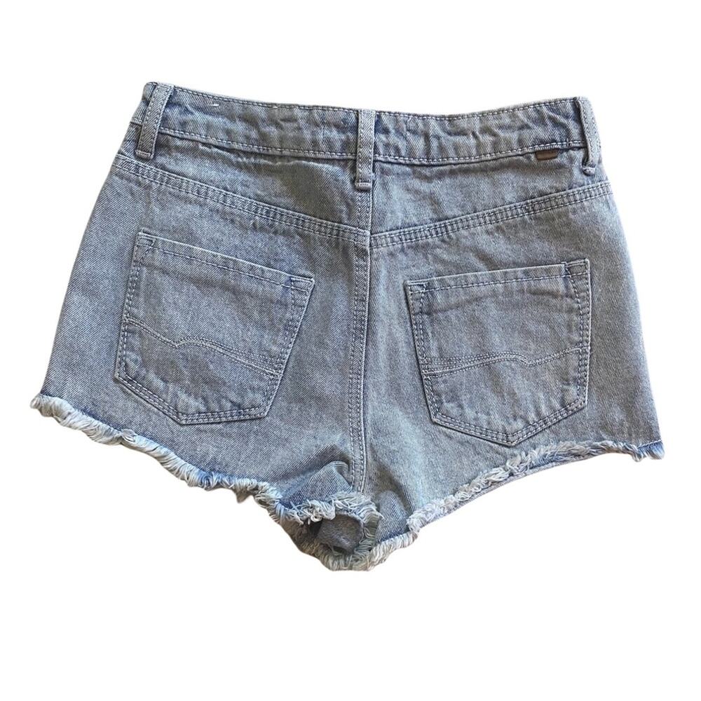 Almost Famous Premium Distressed High Rise Shorts Sz 5 / 26 - Picture 3 of 5